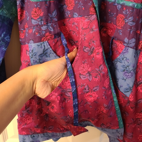 3/$75 - Floral Patchwork Jacket - Picture 3 of 5